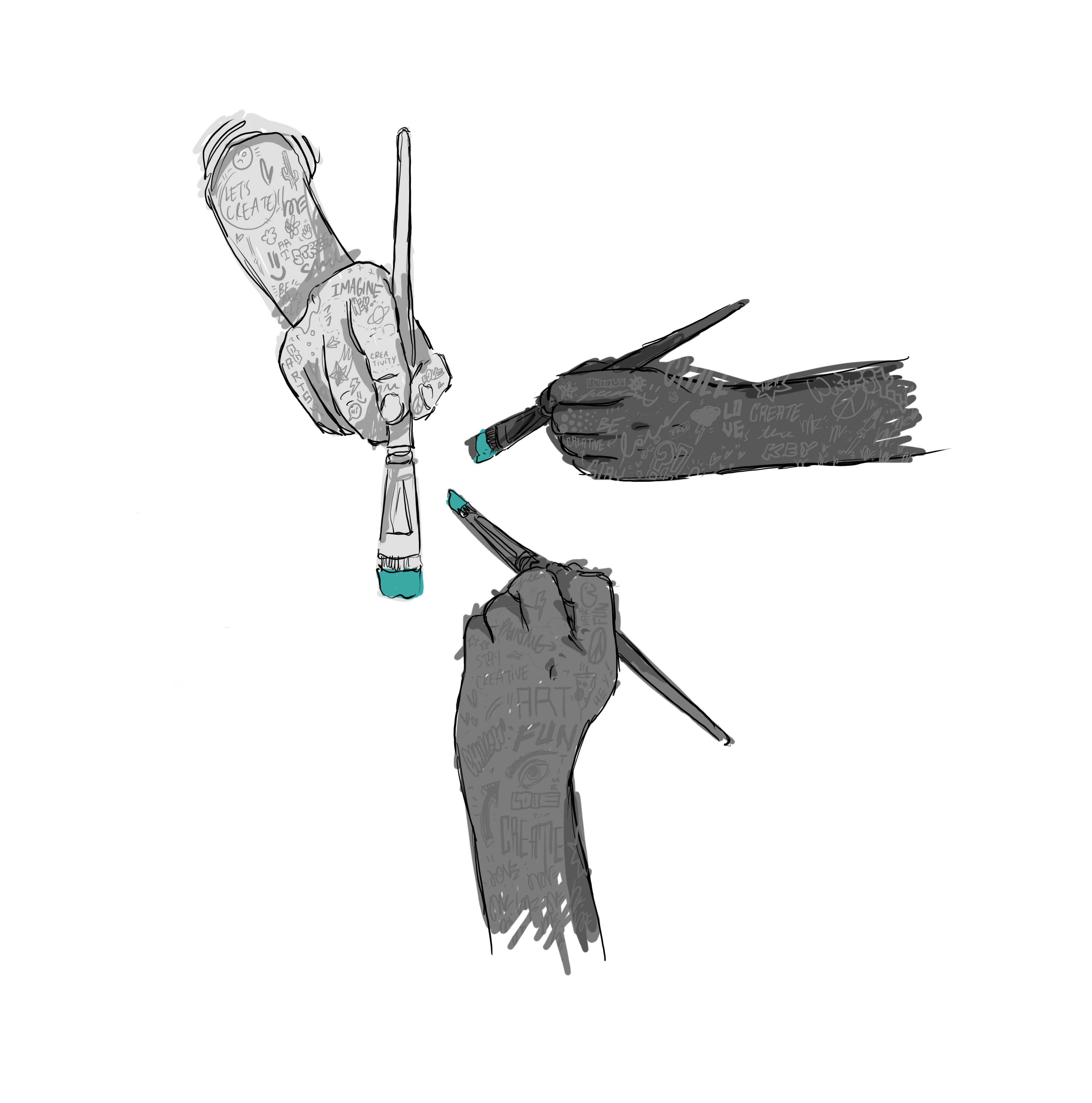 illustration peinture custom